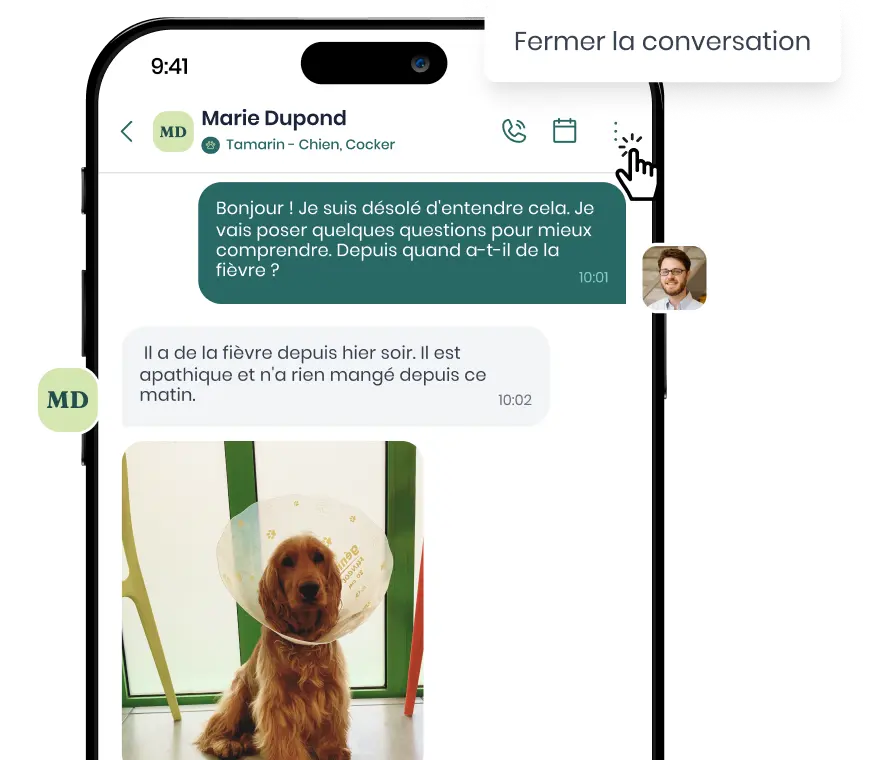 Fermer une conversation
